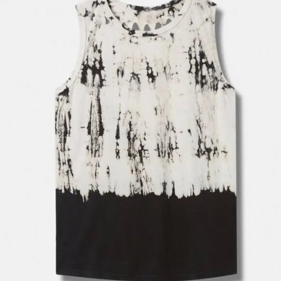 Torrid Vintage Cotton Jersey Crew Neck Slash Back Tank 2x NWT NEW - Picture 5 of 10